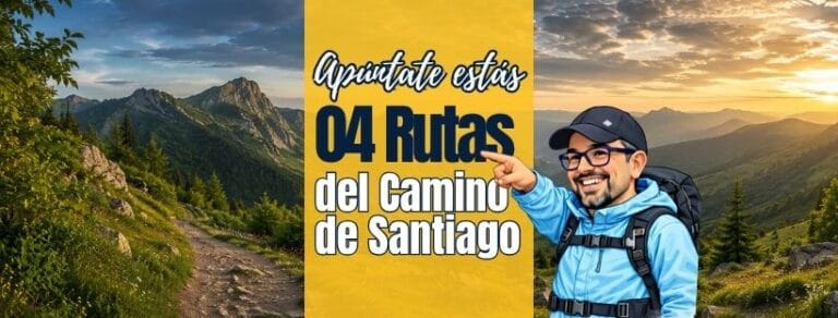 Apúntate estás 04 rutas del Camino de Santiago