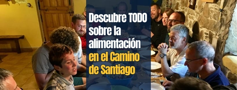 alimentacion en el Camino de Santiago - cena comunitaria