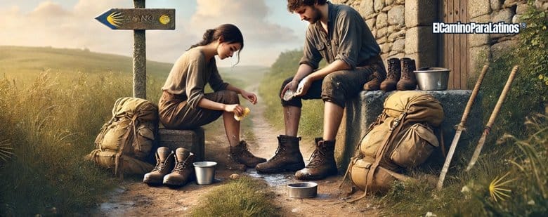 Cómo limpiar el calzado en el Camino de Santiago y alargar su vida útil 3 cómo limpiar el calzado en el Camino de Santiago peregrinos