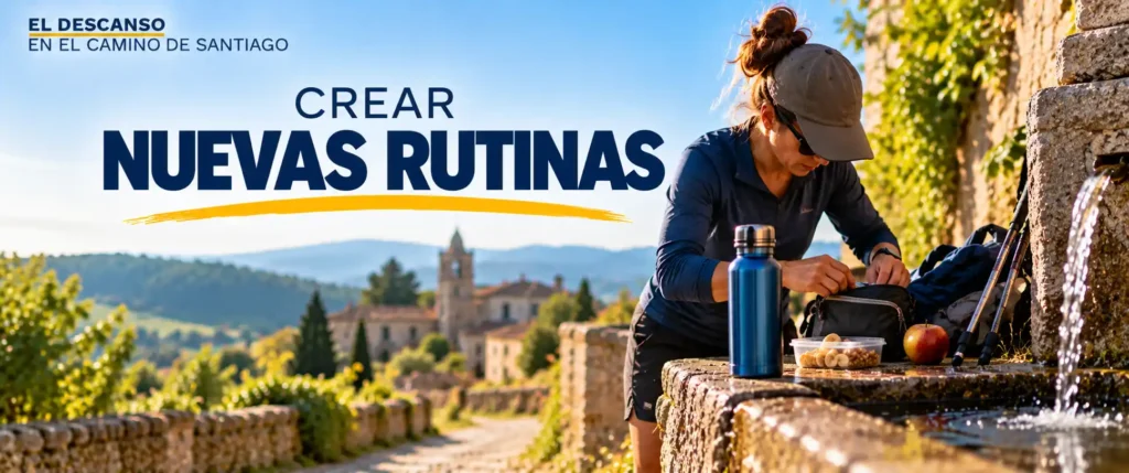 Crear nuevas rutinas para mejorar el descanso en el Camino