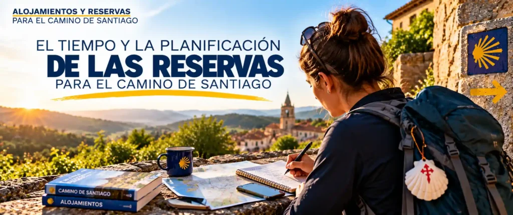 Alojamientos y reservas para el Camino de Santiago 4 Peregrina organizando con anticipación las etapas y reservas para el Camino de Santiago.